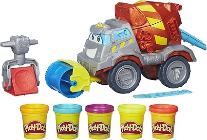 play doh cement truck