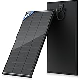 Rvpozwer 200 Watt Solar Panel 18BB, 25% High Efficiency, N-Type 12V 200W Solar Panel, Monocrystalline PV Modules, for Rooftop