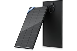 Rvpozwer 200 Watt Solar Panel 18BB, 25% High Efficiency, N-Type 12V 200W Solar Panel, Monocrystalline PV Modules, for Rooftop, RV, Farm, Trailer, Marine, Home Off-Grid System