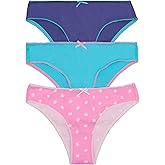 Bonds womens Picot Trim Icons Skimpy Underwear in Stretchy Cotton Blend for Women, 3-pack