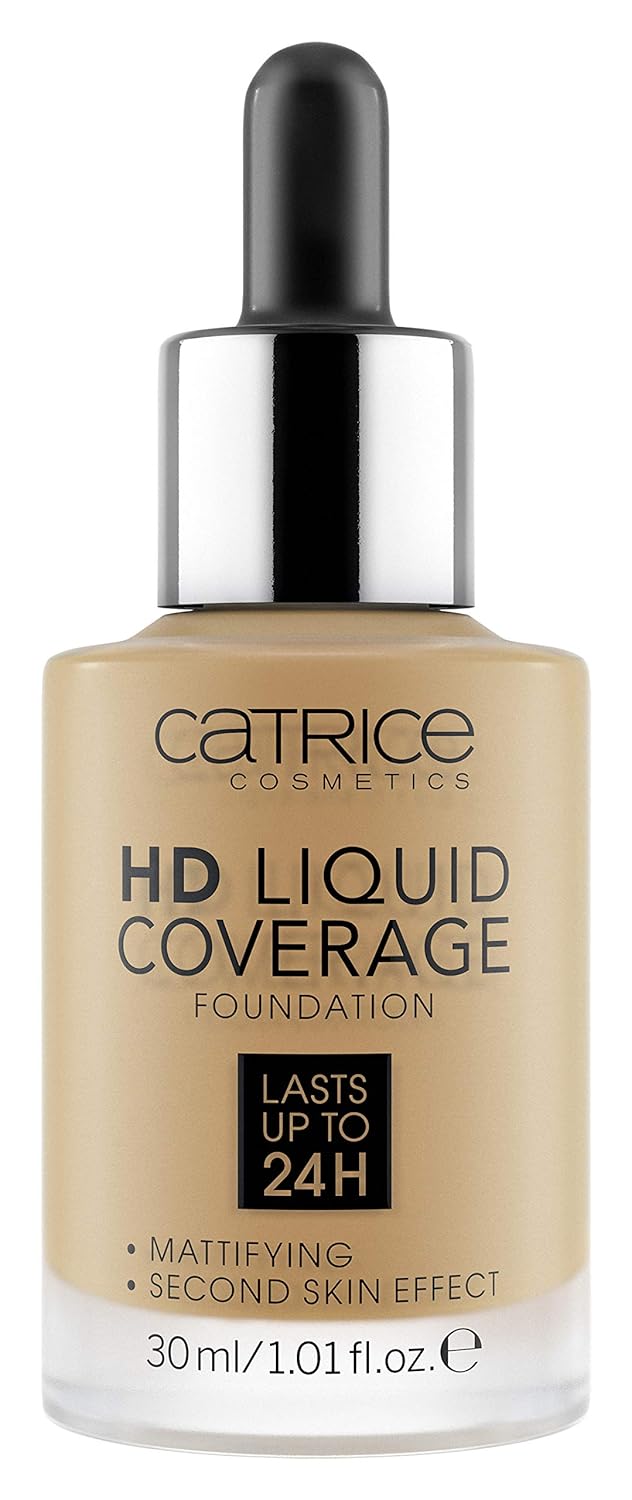 Catrice | HD Liquid Coverage Foundation | High & Natural Coverage | Vegan & Cruelty Free (048 | Desert Beige)