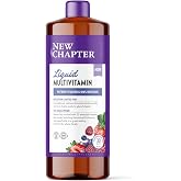 New Chapter Liquid Multivitamin, Mixed Berry, 30 oz | 22 Essential Vitamins and Minerals for Whole-Body Support for Adults, Teens and Kids 2+, Ready to Absorb Faster