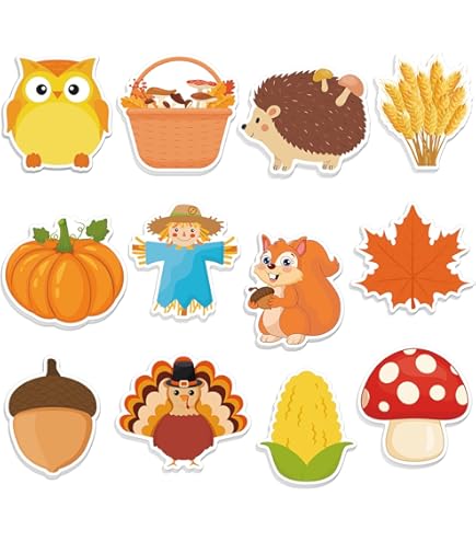 60 Packs Fall Sticky Notes - Maple Leaf & Pumpkin Theme Memo Pads For Autumn Office Supplies