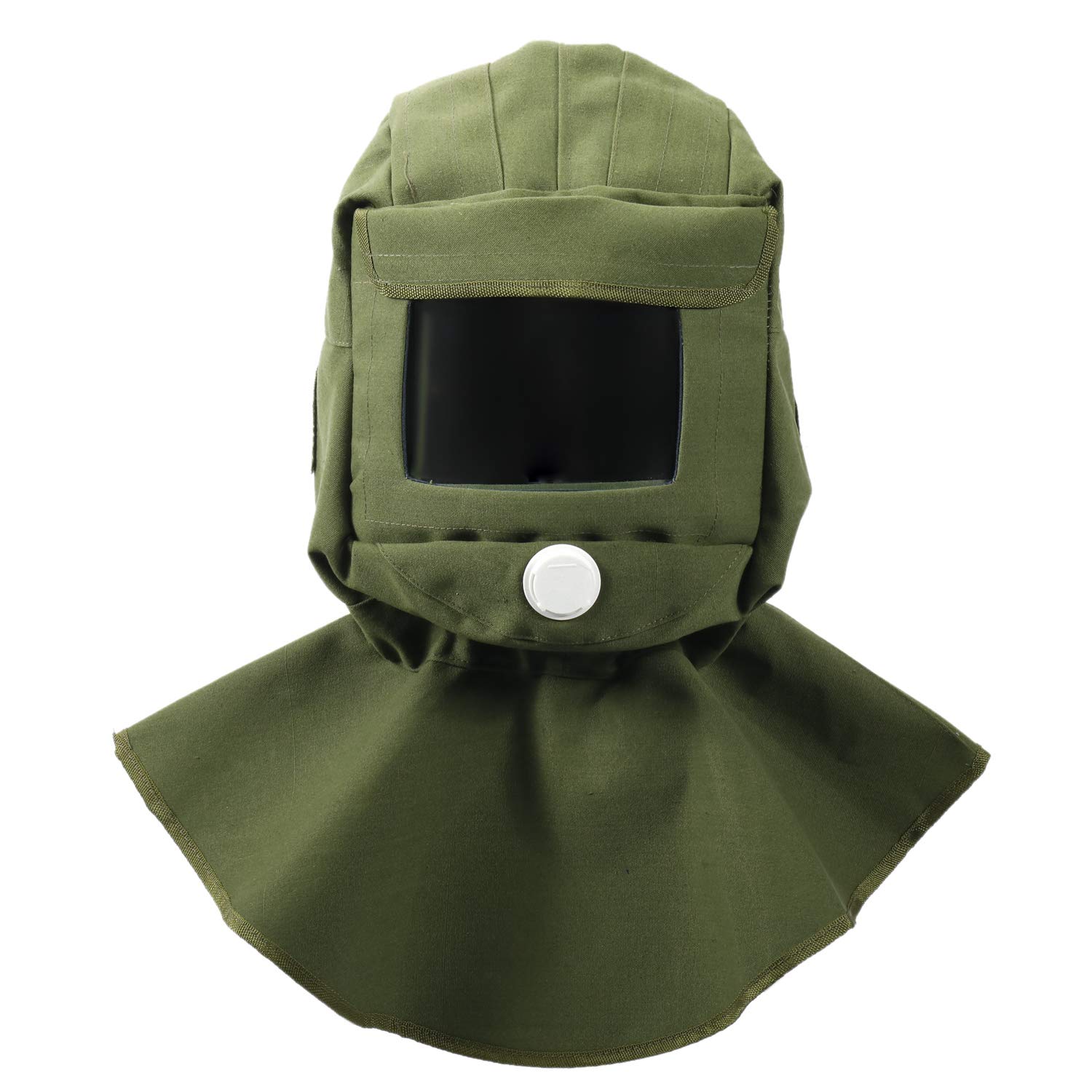 YaeTek Sand Blasting Hood Shawl Cap Sandblaster Mask Face Protective ...