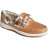 Sperry Women's, Rosefish Boat Shoe TAN/Ivory Teddy Wool 6 M