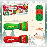 POPOYU Christmas Projector Torch 24 Patterns Kids Sleep Story Flashlight Xmas view 2
