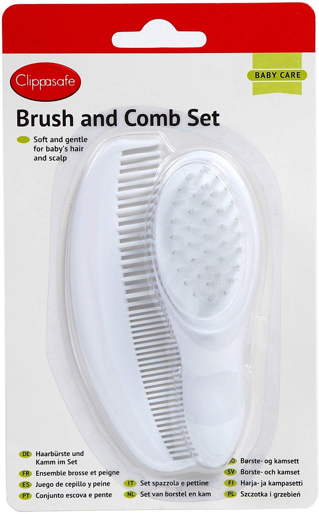 Clippasafe Baby Brush & Comb Set by Clippasafe