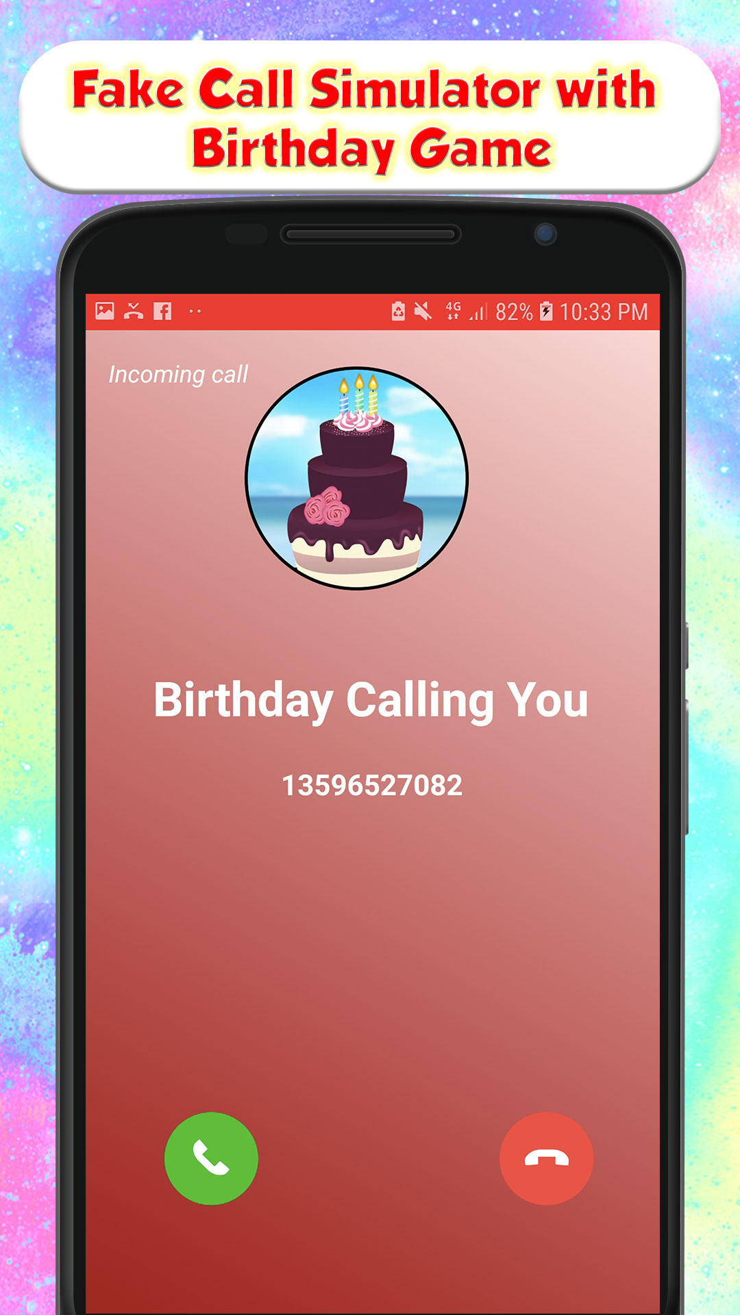 Amazon Com Incoming Birthday Call Simulation Game Free Fake Phone Call Games Offline 2019 Prank For Kids Apps Games