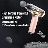 cotsoco Massage Gun Deep Tissue with Heated Head 20 Speeds Pink view 5