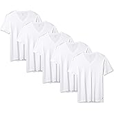 Nautica Mens 5 Pack Cotton V-Neck T-Shirts