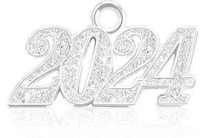 Cytokio 2024 Graduation Decorations, Graduation Tassels Charm 2024 Year Charm, Graduation Cap Tassel Charm 2024 Graduation Hat Decoration 2024 Year Charm for Graduation Tassels