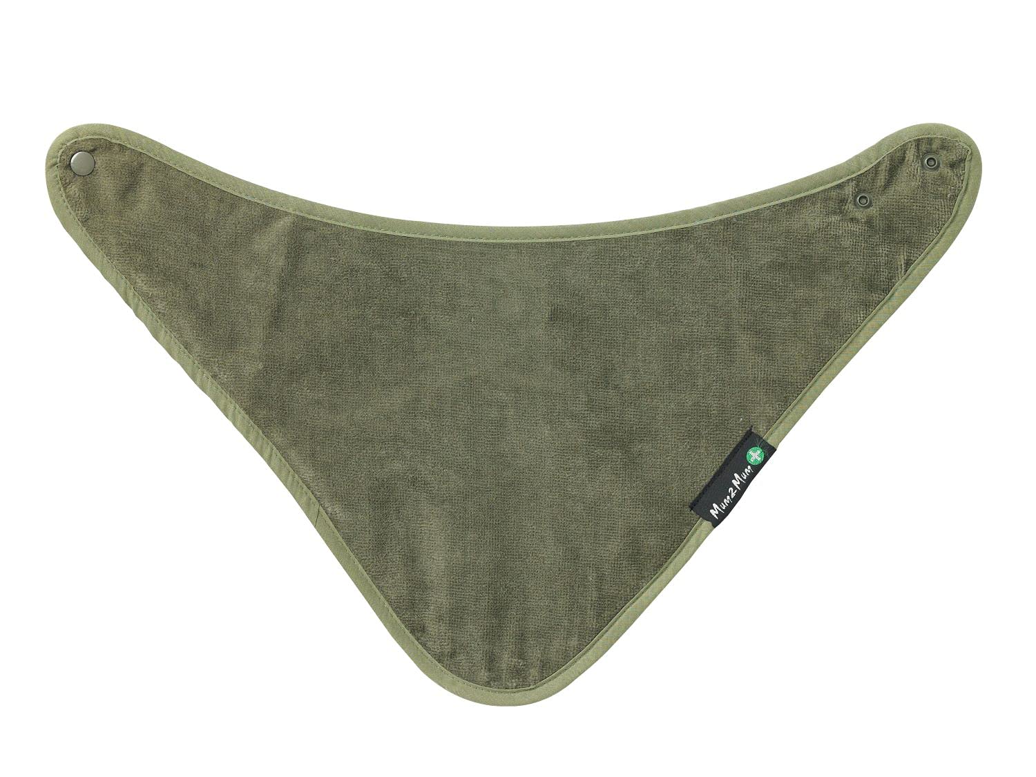 Mum 2 Mum PLUS Youth Bandana Bib for Special Needs in Olive