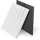 Mbetter 5510 5520 Replacement Filter Q Compatible with Winix 5510 5520 Air Purifiers, 5510 Replacement Filter and Activated Carbon Combo for Dust Pollen Pet Smoke, Part# 1712-0123-00, 2 Pack