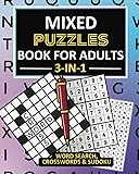 Mixed Puzzle Book for Adults 3 in 1: 234