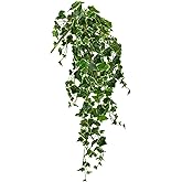 Hollyone Artificial Hanging Plants 36" Fake Ivy Vine Faux Ivy Leaves Hanging Plant Greenery for Wall House Room Patio Indoor Outdoor Home Shelf Office Wedding Decor