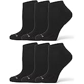 No Nonsense womens Uncushioned No Show Sock 6 Pair Pack