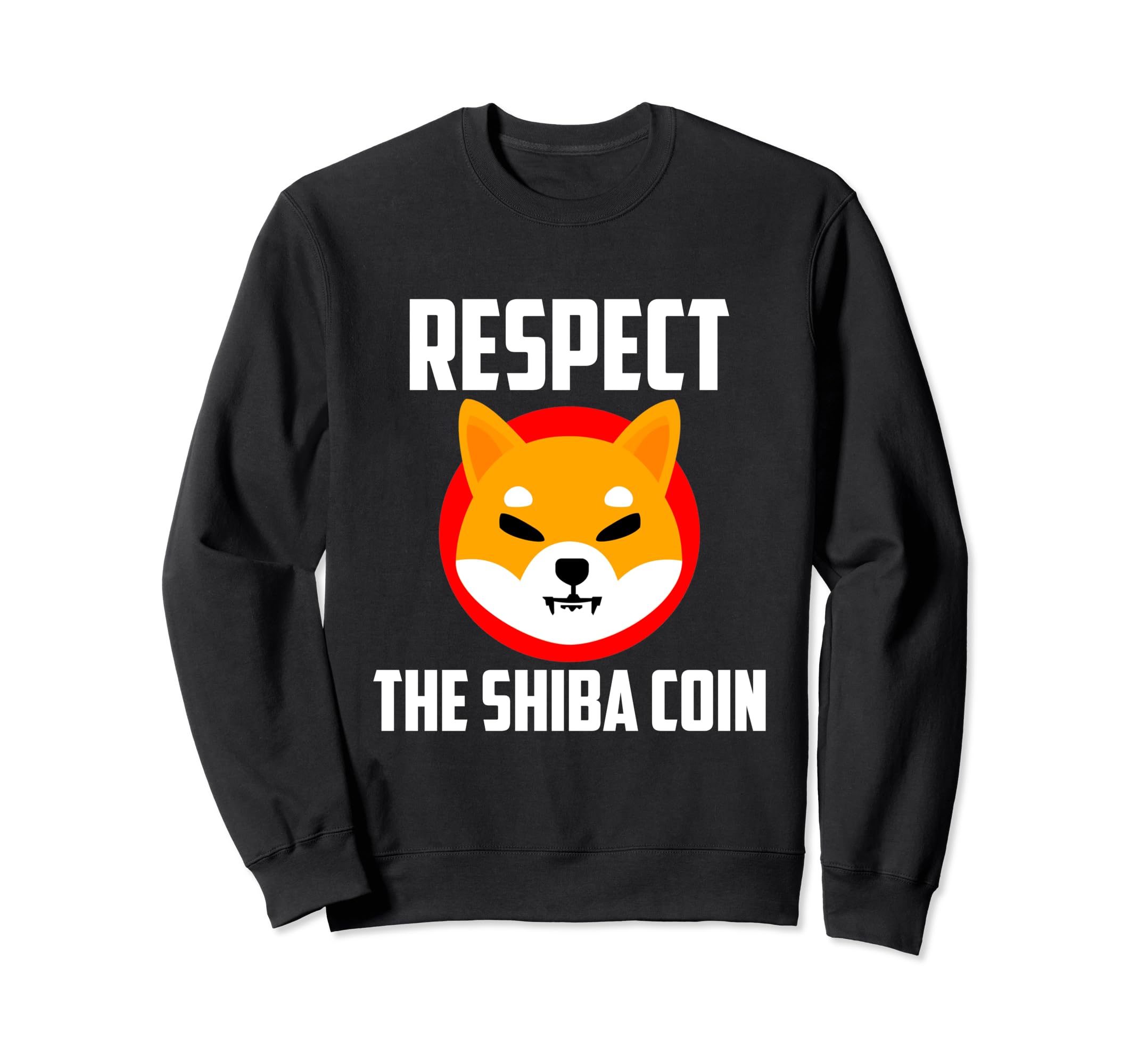 Respect The Shiba Coin Cryptocurrency Blockchain HODL Crypto Sweatshirt