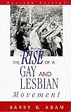 Front cover for the book The Rise of a Gay and Lesbian Movement by Barry D. Adam