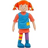 Pippi Longstocking Plush Doll - Measures 12 Inches - Officially Licensed - from Children's Book Series by Astrid Lindgren for