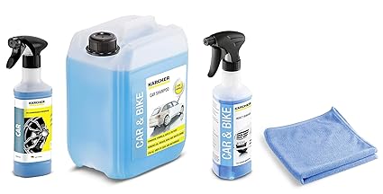 Kärcher 6.296-048.0 Felgenreiniger Premium RM 667 + Kärcher Insektenentferner 3-in1 Rm 618 6.295-761.0 + Kärcher Autoshampoo 