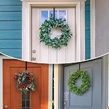 ANSIO Christmas Wreath Hanger Front Door 12.5 in Mild Steel Black view 6