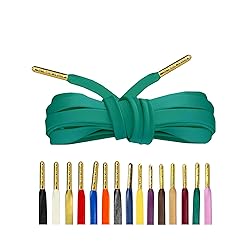 Loop King Laces - Premium Kelly Green Flat Leather