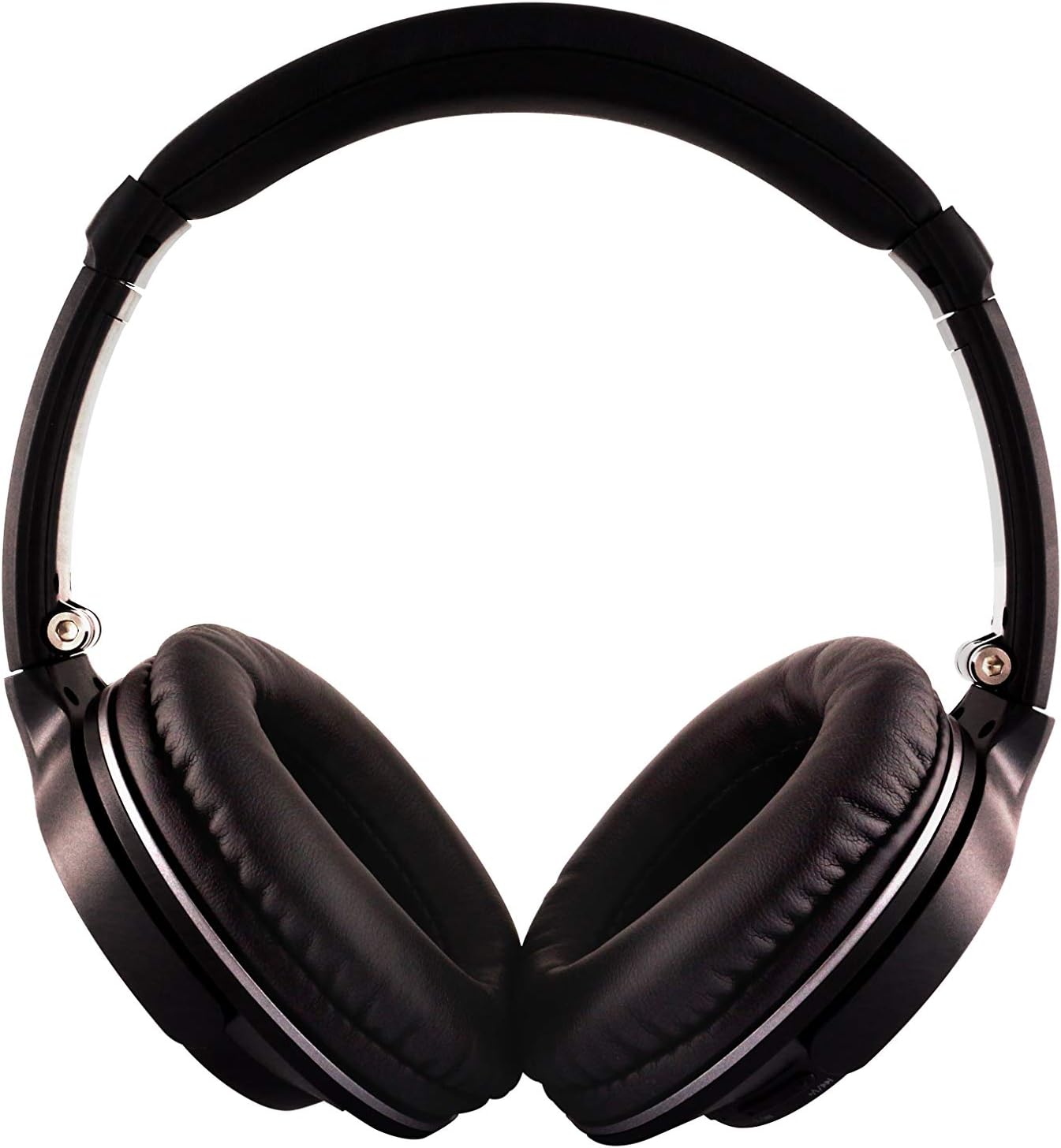 YHhao Foldable Headphones Portable Headsets with for Cellphone, Android Smartphones, PC,Laptop, Tablet-Black