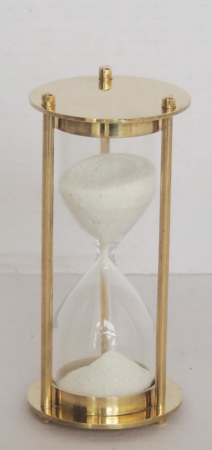 Sand Timer 4' MM5 with Brass Finish Amazon.in Home & Kitchen