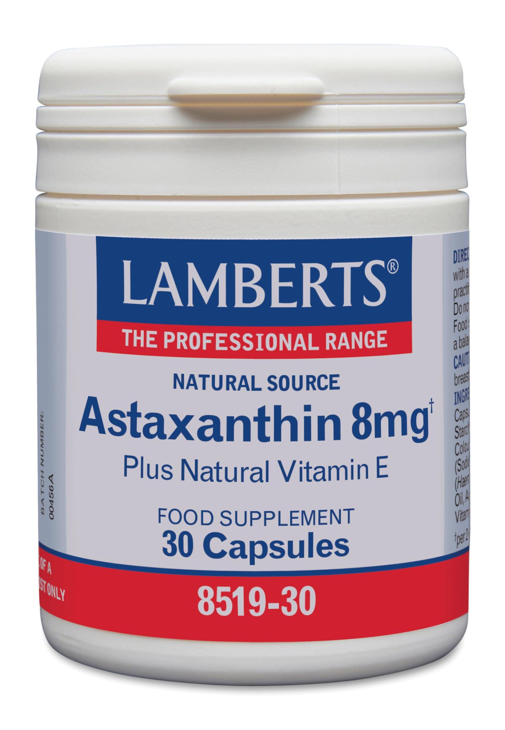 Lamberts Astaxanthin 8mg 30 Capsules