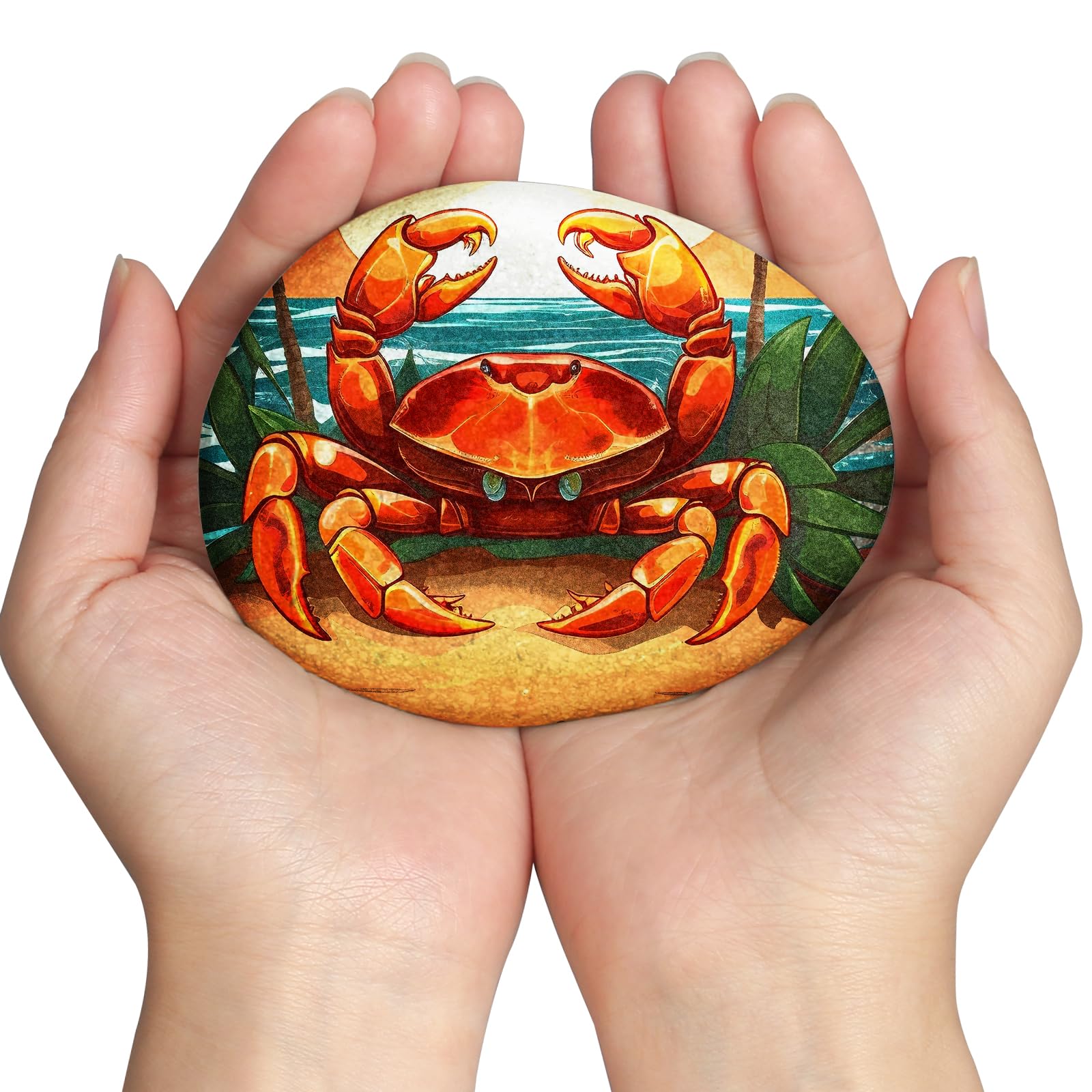 12 PCS Painting Rocks, 3.2-4.7 Inch Large Smooth Pebbles for Painting, Craft Stones for Rock Painting, Natural River Stones for Arts, Painting Crafts and Decoration