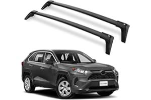 Richeer 2019-2025 RAV4 LE XLE Limited Roof Rack Crossbars, Car Cargo Bars Rooftop with Anti-Theft Lock Luggage Luggage Kayaks