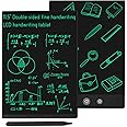 Amoretti Sonnet LCD Writing Tablet, 11.5in Double Display Erasable Reusable Electronic Drawing Pads, Electronic scratchpad for Kids and Adults Black
