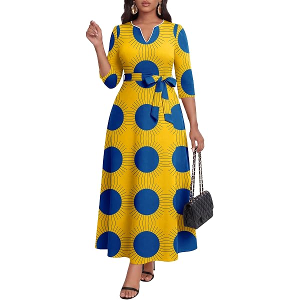 slim fit dress slacks Stylishly Bold African Print Dress  Awura's Wardrobe