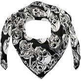 BESCHOC Silk Scarf Large Square Lightweight Headscarf Women’s Hair Wraps