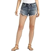 Silver Jeans Co. Womens Boyfriend Mid Rise Short