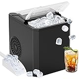Sweetcrispy Countertop Ice Maker, Portable Ice
