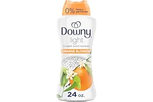 Downy Light Laundry Scent Booster Beads, Orange Blossom Scent, 24.0 OZ, In-wash fabric beads designed to be gentle with a light boost of scent, No Heavy Perfumes
