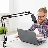 TONOR T30 Microphone Arm Stand with Pop Filter, 360° Rotation, 2kg Load view 4
