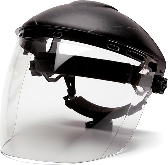 Pyramex Safety Full Face Shield Eye & Head Protection (Headgear Not