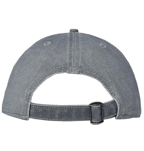 YEANIY Vintage Washed Cotton Plain Baseball Caps Adjustable