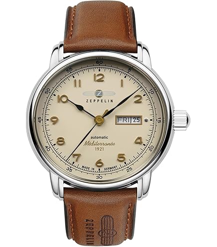 Amazon.com: Zeppelin 9668-5 Men's Watch Mediterreni Automatic