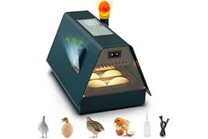 Losbenco Incubators for Hatching Eggs, 10-28 Egg Incubator with Automatic Egg Turning and Humidity Control, Egg Candler Low Noise for Hatching Chickens Ducks Quails Birds