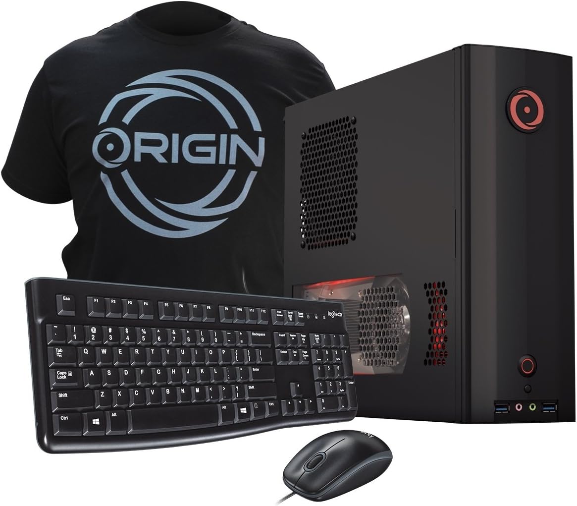 Origin PC CHRONOSi5-7600 GTX1050Ti H270iGameProAC Tower Desktop, Black
