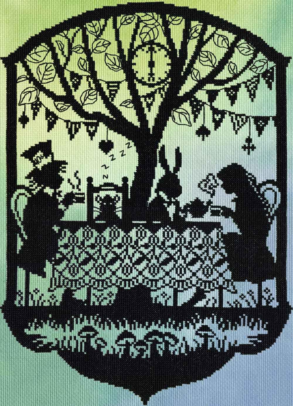 Bothy Threads Cross Stitch Kit - Mad Hatter’s Tea Party
