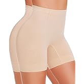 BESTENA Mid-Waist Body Shaper Shorts Thigh Slimmer,Seamless Shapewear for Under Dresses