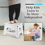 Handy Laundry Folding Lightweight Step Stool 9 Inch White 300 lb Capacity view 6