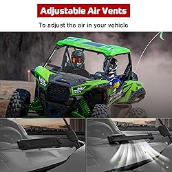 XUTVOTOR Full Windshield for Kawasaki Teryx KRX