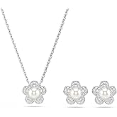 Swarovski x Ariana Grande Necklace &amp; Earring Sets, Rhodium Finish, Official Ariana Grande Jewelry Collection