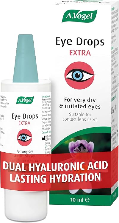 A.Vogel Extra Moisturising Eye Drops 10ml Preservative Free Hyaluronic