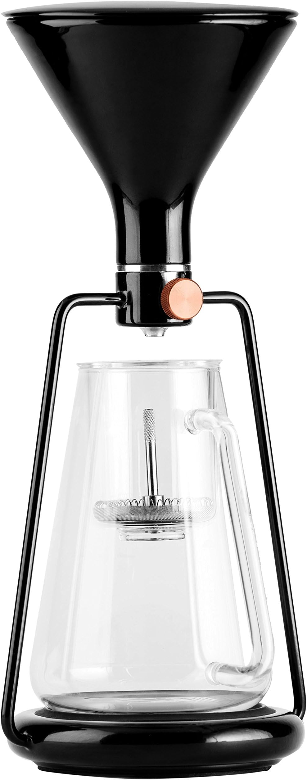GOAT STORY GINA Basic Maker, Brew Coffee with Pour Over, hot and Cold Black, 15 x 17 x 35 cm